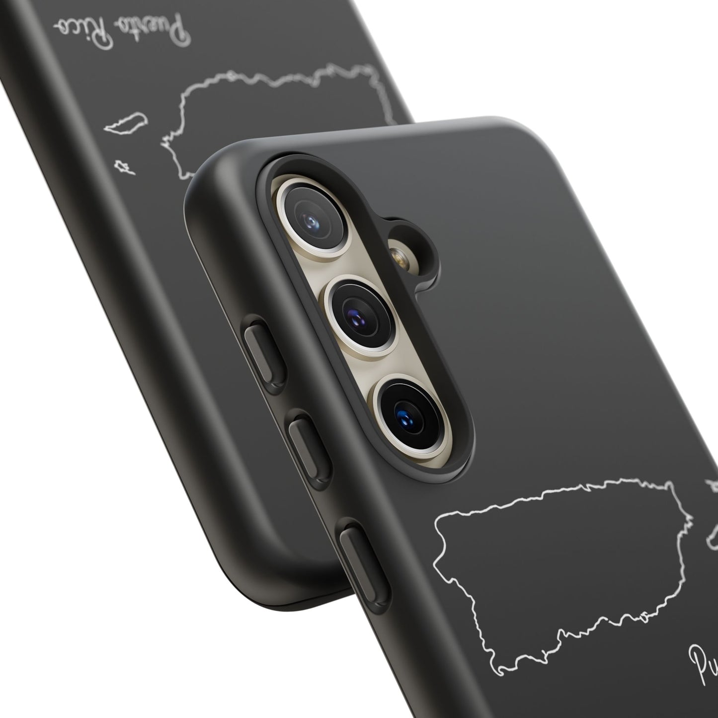 Puerto Rico Outline Phone Case – Minimal Country Map Tough Case (iPhone, Samsung, Pixel)