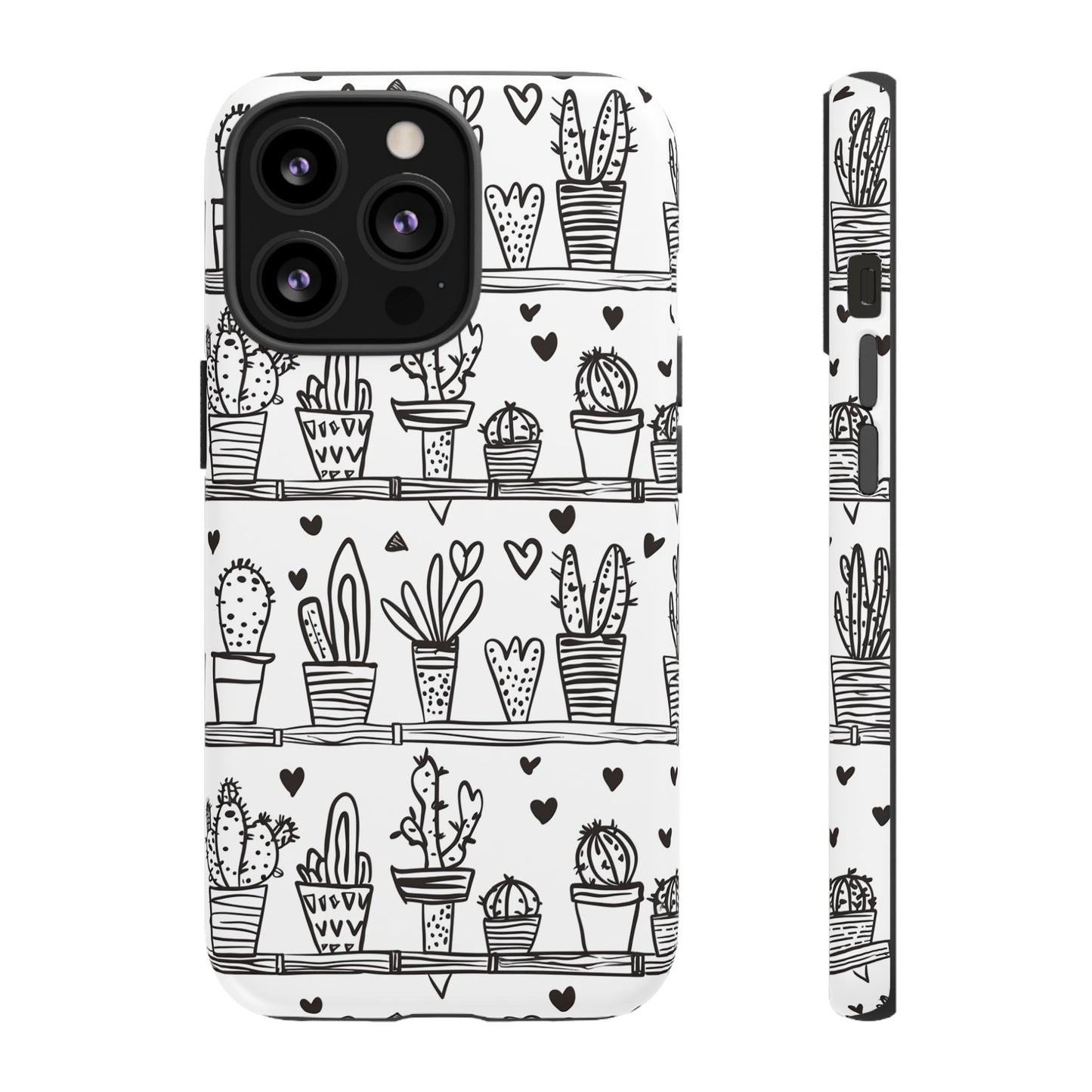 Cactus Succulent Phone Case Cute Plant Aesthetic iPhone Samsung Cover