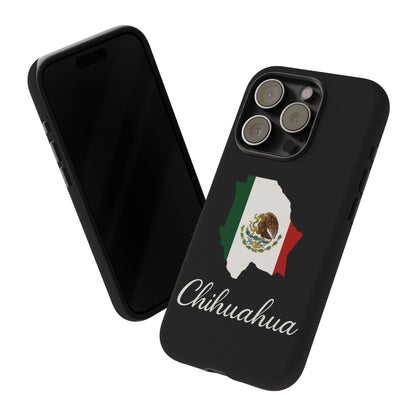 Chihuahua Mexico Flag Map Phone Case | Mexican American Pride Tough Case for iPhone & Samsung