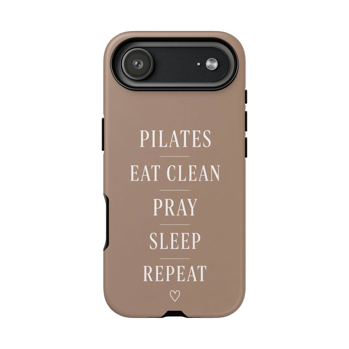 Pilates Phone Case | Eat Clean Pray Sleep Repeat Aesthetic | Wellness Girl Gift