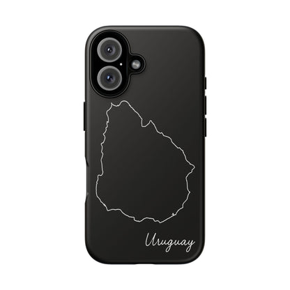Uruguay Outline Phone Case – Minimal Country Map Tough Case (iPhone, Samsung, Pixel)