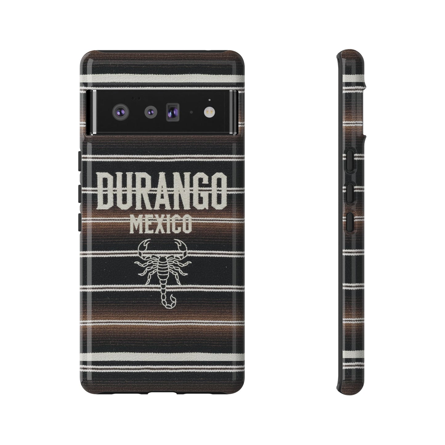 Durango Mexico Phone Case | Serape Scorpion Western Design | Mexican Heritage Tough Case for iPhone & Samsung