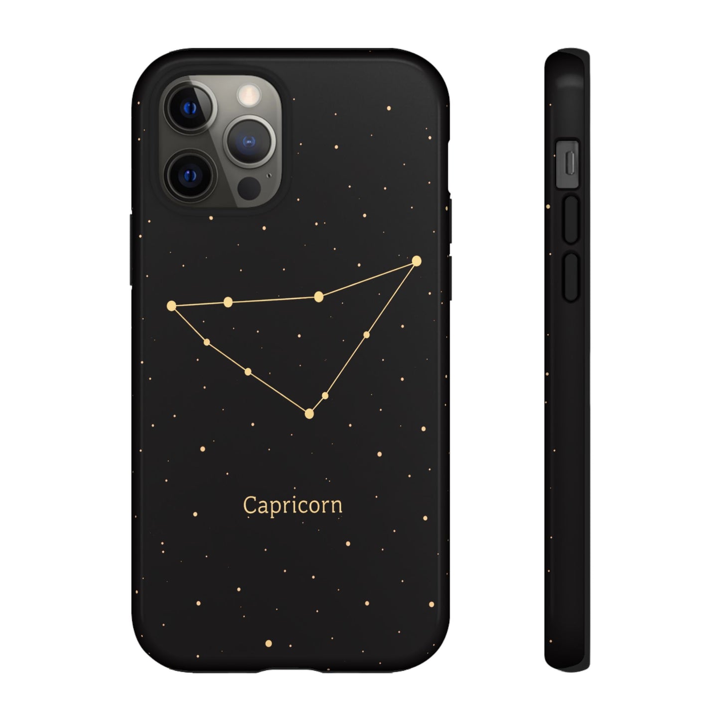 Capricorn Zodiac Constellation Phone Case – Luxe Gold Celestial Cover