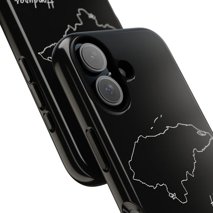 Honduras Outline Phone Case – Minimal Country Map Tough Case (iPhone, Samsung, Pixel)