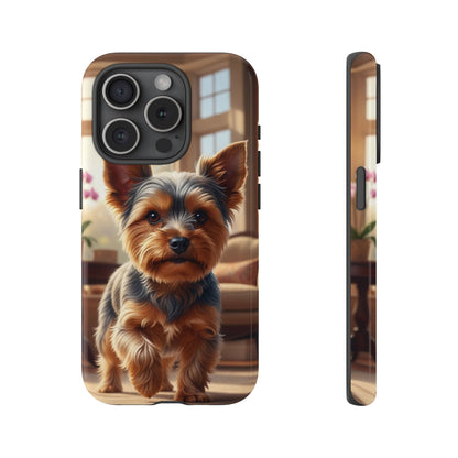 Yorkshire Terrier Phone Case – Cute Yorkie Puppy Tough Case (iPhone, Samsung, Pixel)