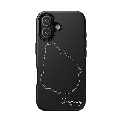 Uruguay Outline Phone Case – Minimal Country Map Tough Case (iPhone, Samsung, Pixel)
