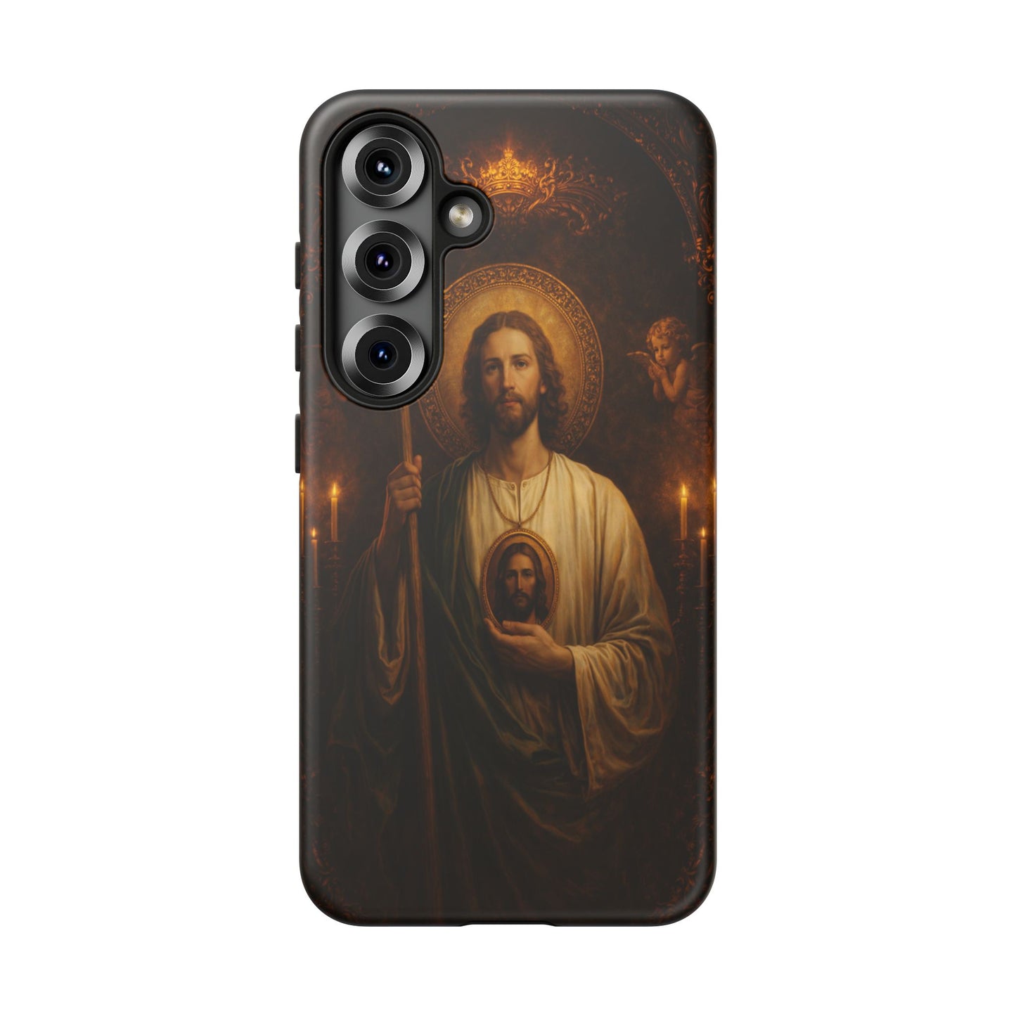 San Judas Phone Case Saint Jude Catholic Saint Religious Art Portrait Tough