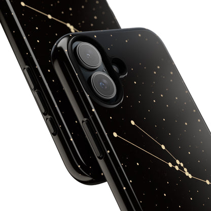 Taurus Zodiac Constellation Phone Case – Luxe Gold Celestial Cover