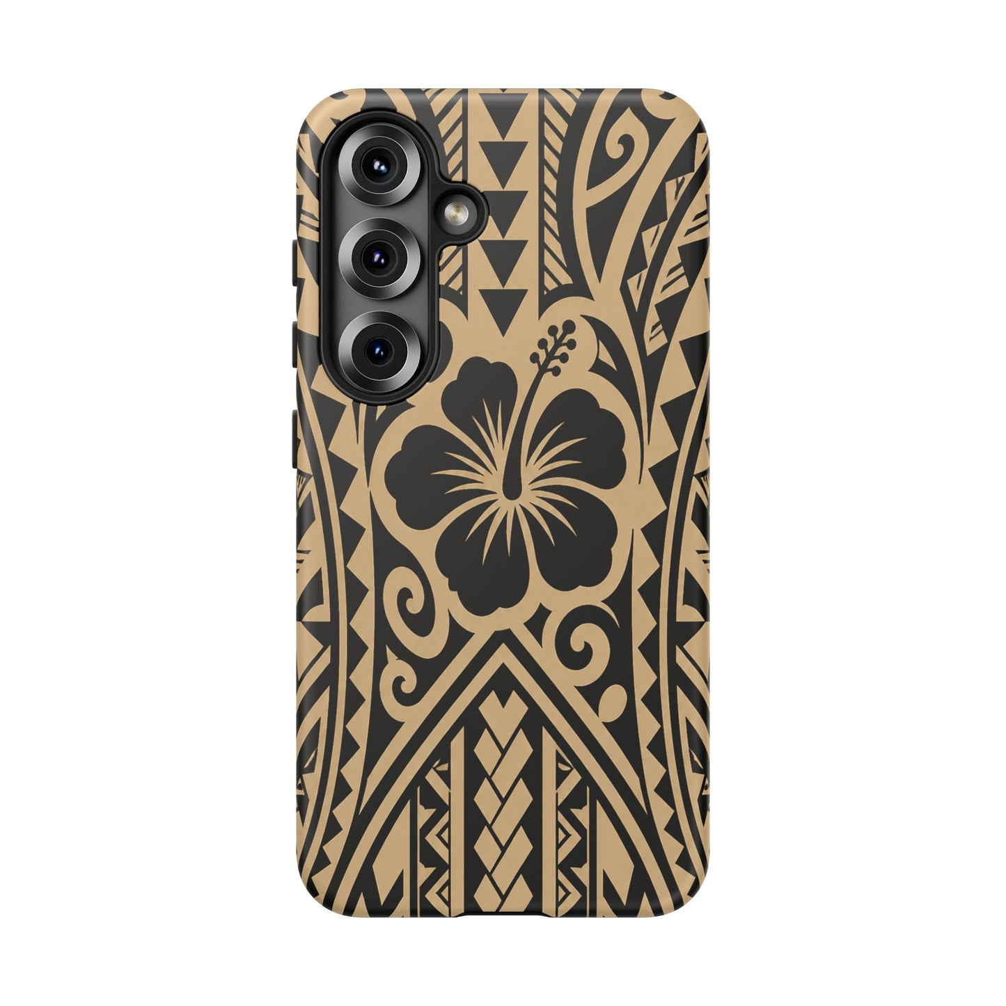 Polynesian Tribal Hawaiin Hibiscus Phone Case for iPhone Samsung Galaxy