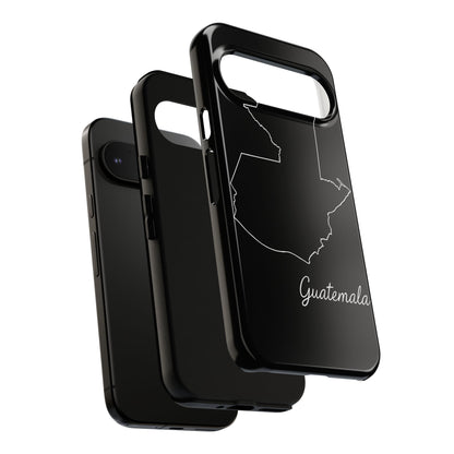 Guatemala Outline Phone Case – Minimal Country Map Tough Case (iPhone, Samsung, Pixel)