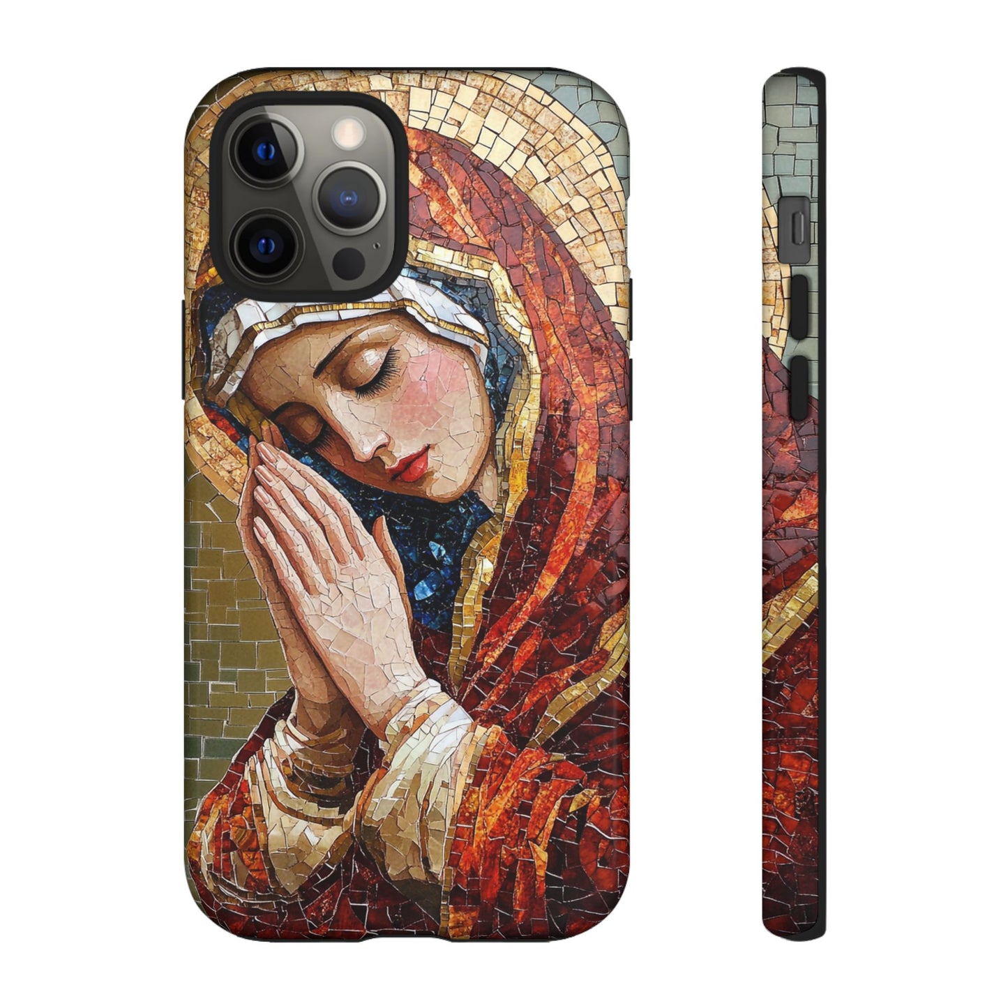 Virgin Mary Phone Case, Catholic Phone Case, Christian Aesthetic Case, Religious iPhone Case, Saint Art Case, Faith Gift