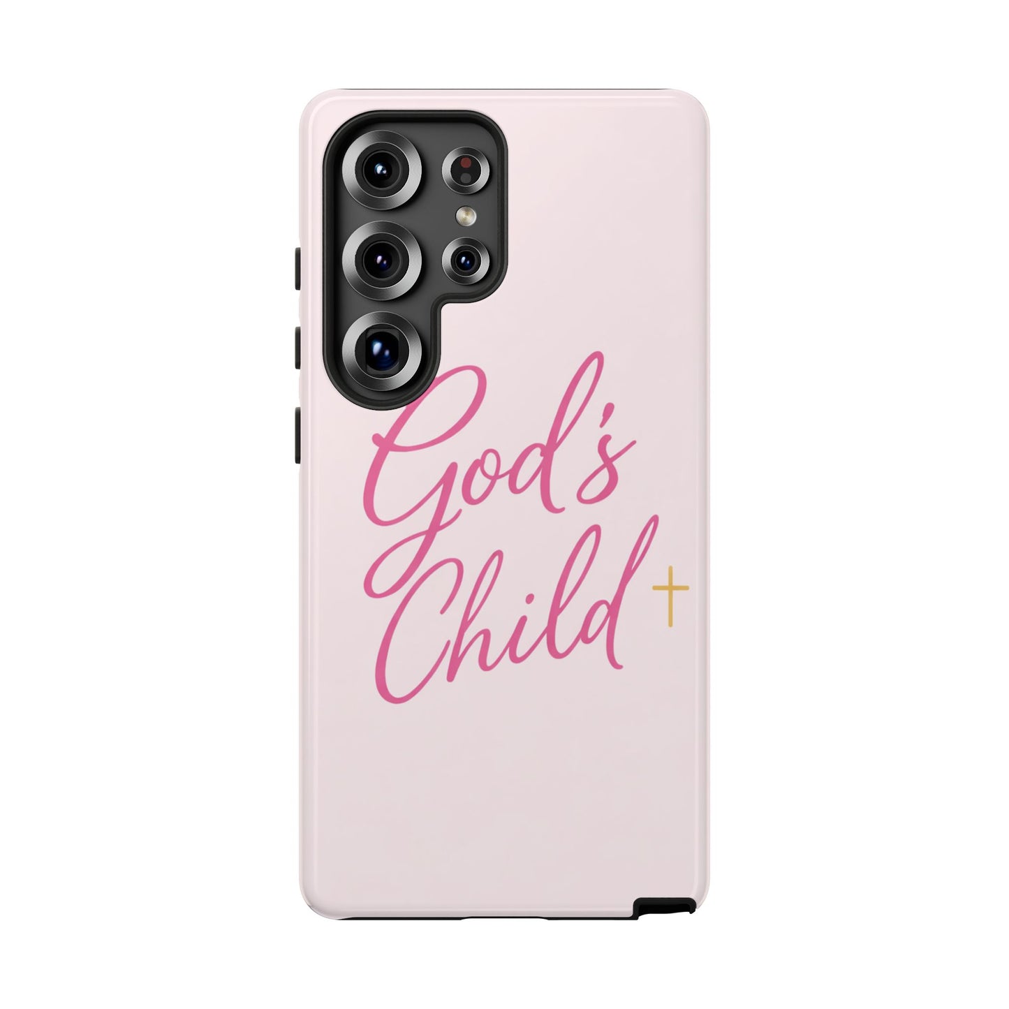 Gods Child Phone Case Christian Pink Aesthetic Tough iPhone Case