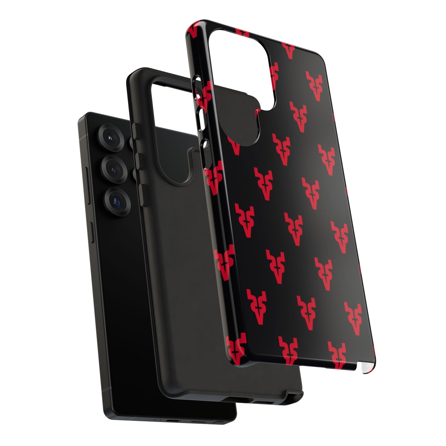 Mazatlán Bull Phone Case – Black Red Streetwear Tough Shockproof Cover