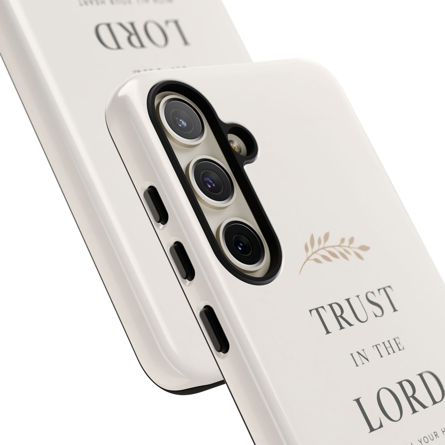 Proverbs 3:5 Christian Phone Case Trust in the Lord Minimalist Faith Cover