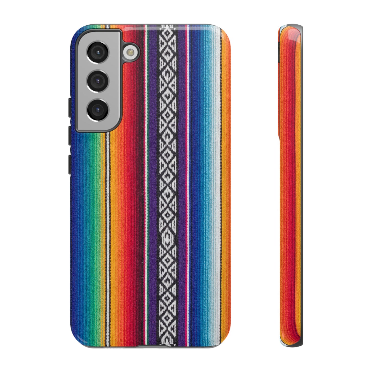 Serape Stripe Phone Case – Colorful Mexican Blanket Pattern Tough Case