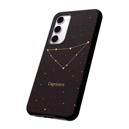 Capricorn Zodiac Constellation Phone Case – Luxe Gold Celestial Cover