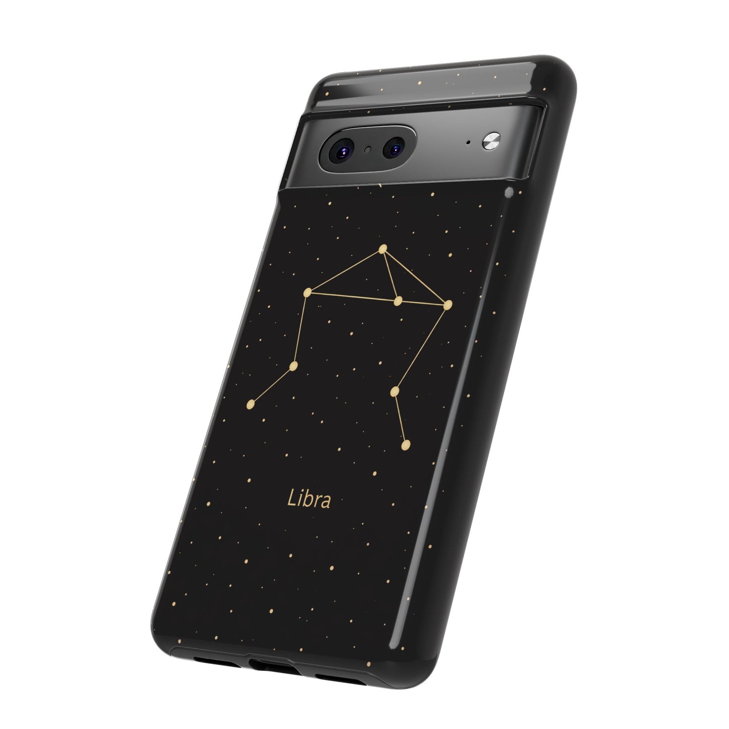 Libra Zodiac Constellation Phone Case – Luxe Gold Celestial Cover