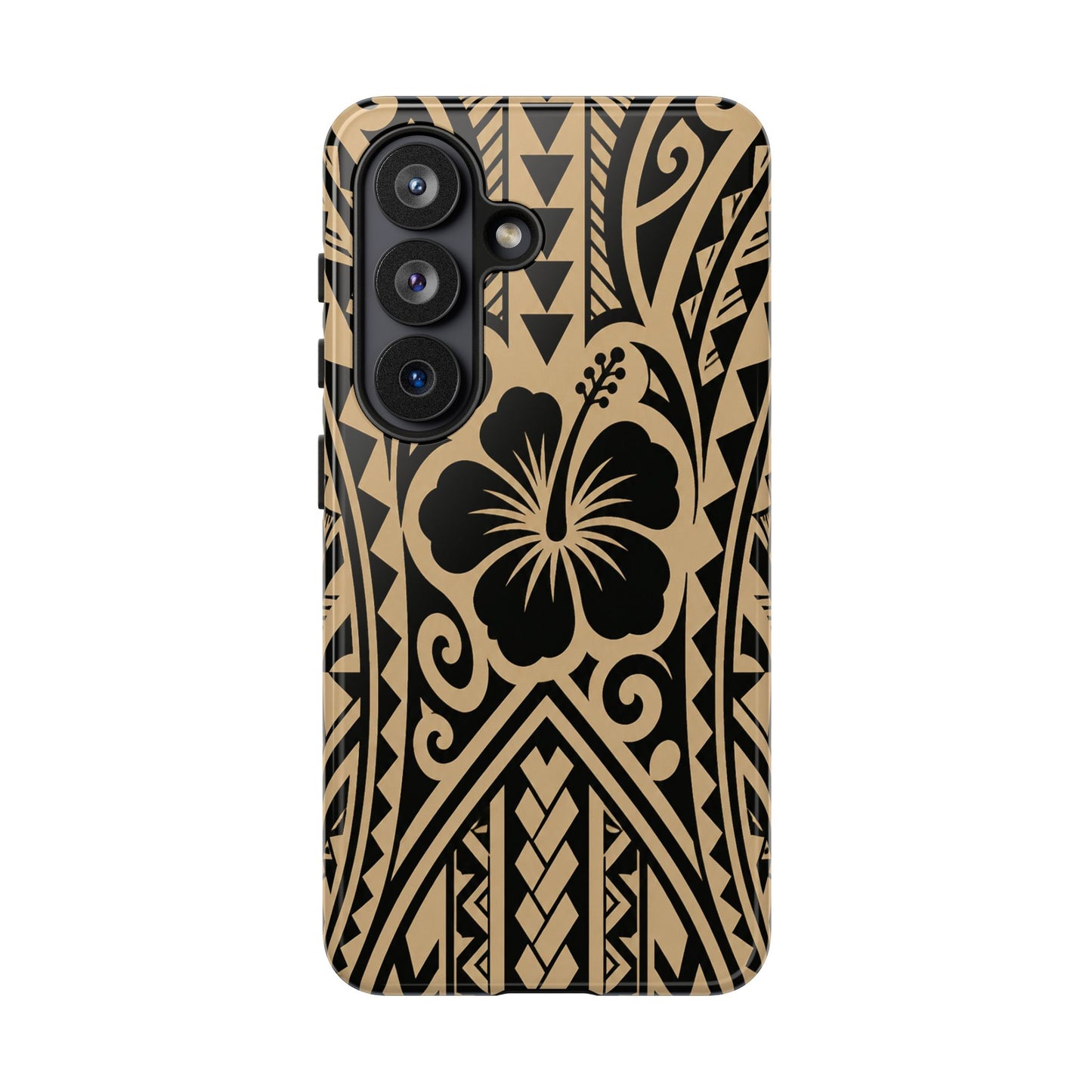 Polynesian Tribal Hawaiin Hibiscus Phone Case for iPhone Samsung Galaxy
