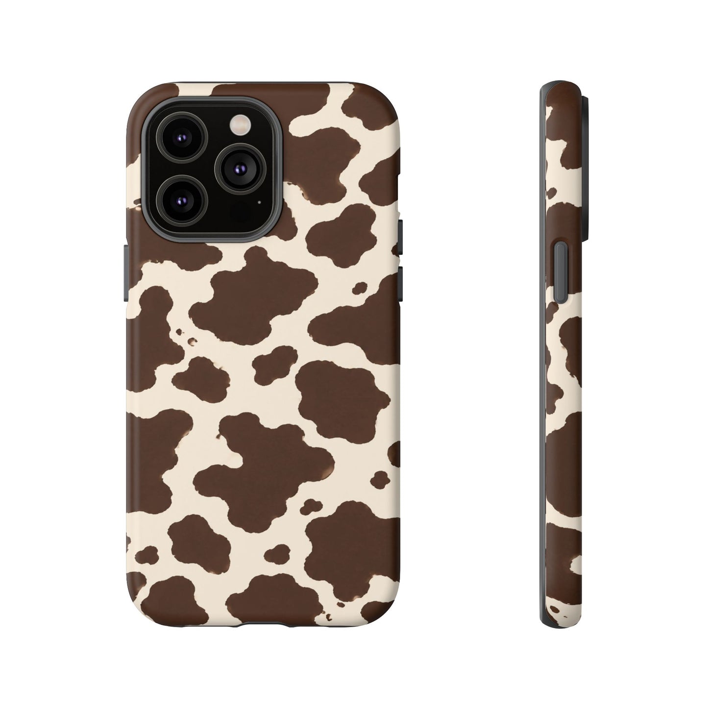Western Cow Print Tough Phone Case for iPhone Samsung Galaxy Pixel