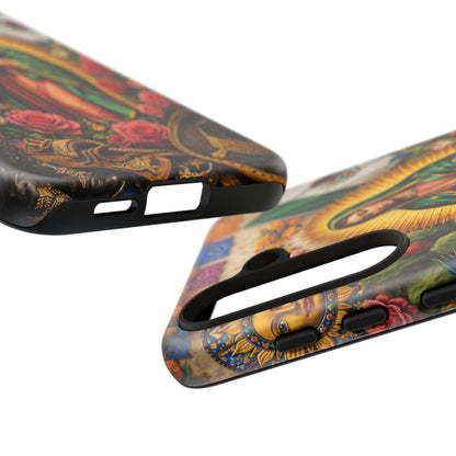 Virgen de Guadalupe Phone Case Mexican Floral iPhone Samsung Pixel Case
