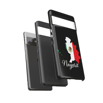 Nayarit Mexico Flag Map Phone Case | Mexican American Pride Tough Case for iPhone & Samsung