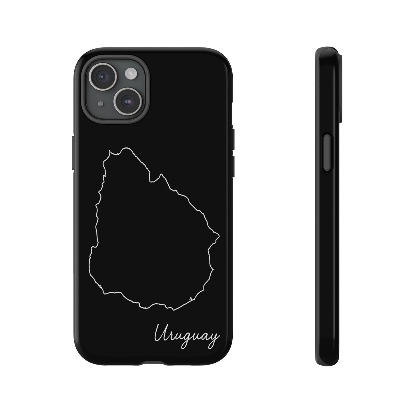 Uruguay Outline Phone Case – Minimal Country Map Tough Case (iPhone, Samsung, Pixel)