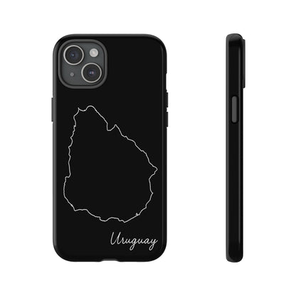 Uruguay Outline Phone Case – Minimal Country Map Tough Case (iPhone, Samsung, Pixel)