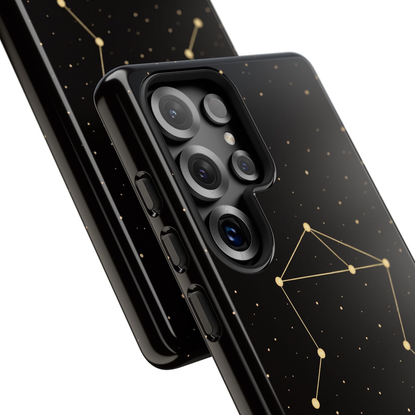Libra Zodiac Constellation Phone Case – Luxe Gold Celestial Cover