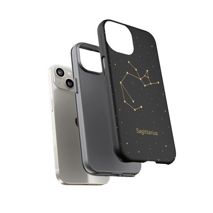 Sagittarius Zodiac Constellation Phone Case – Luxe Gold Celestial Cover
