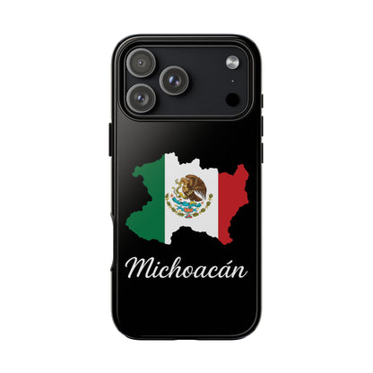 Michoacán Mexico Flag Map Phone Case | Mexican American Pride Tough Case for iPhone & Samsung