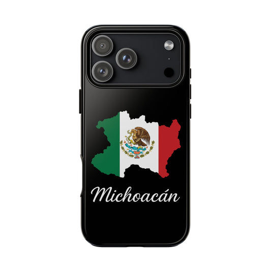 Michoacán Mexico Flag Map Phone Case | Mexican American Pride Tough Case for iPhone & Samsung