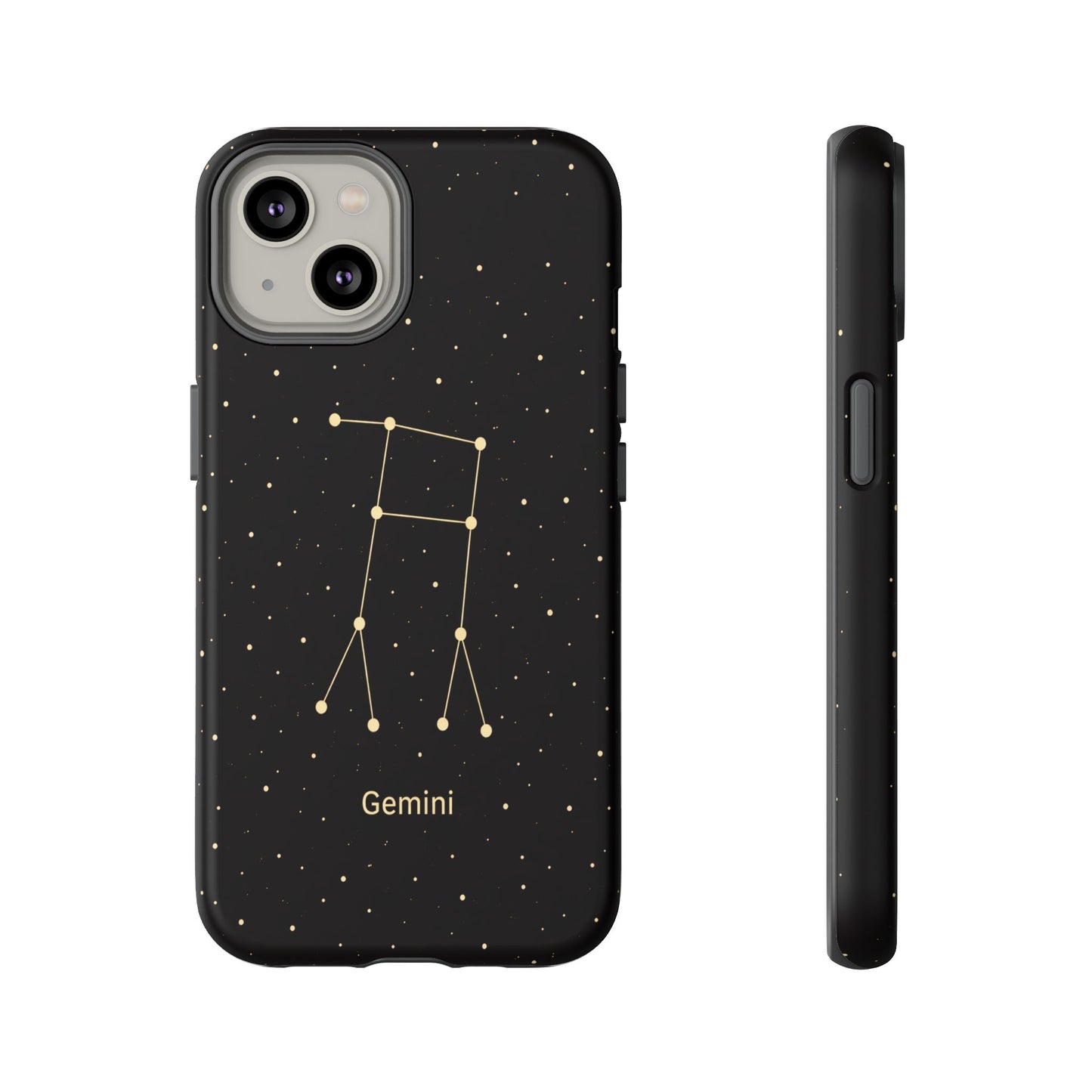Gemini Zodiac Constellation Phone Case – Luxe Gold Celestial Cover