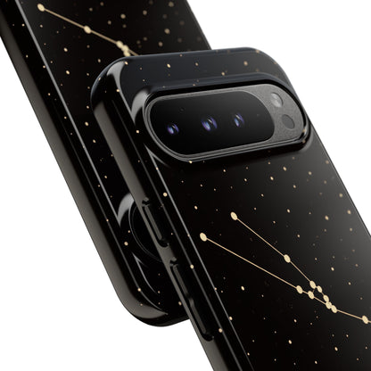 Taurus Zodiac Constellation Phone Case – Luxe Gold Celestial Cover