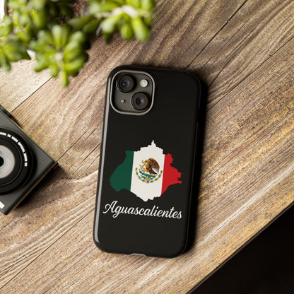 Aguascalientes Mexico Flag Map Phone Case | Mexican American Pride Tough Case for iPhone & Samsung