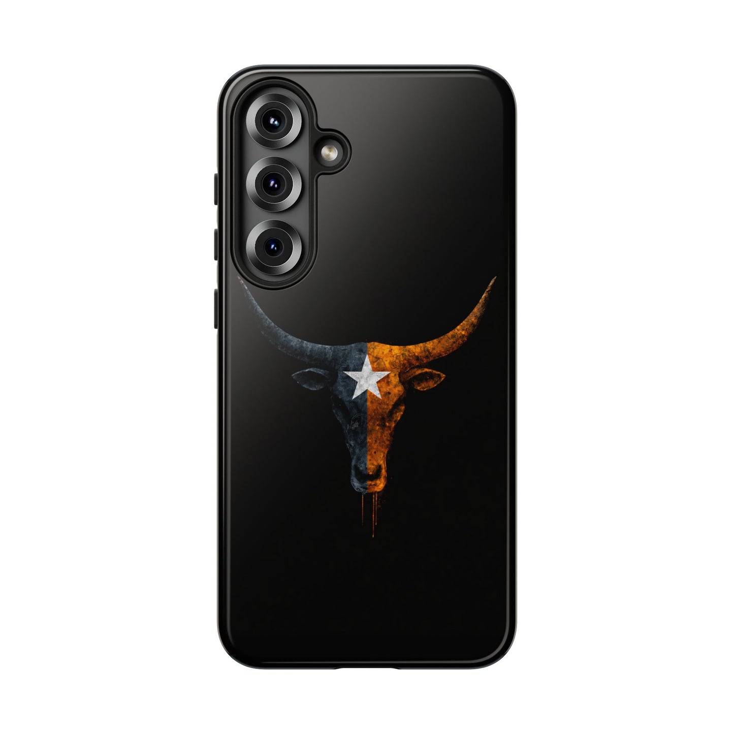 Texas Longhorn Skull Phone Case Western Cowboy Bull iPhone Samsung Cover