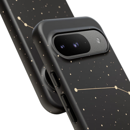 Aries Zodiac Constellation Phone Case – Luxe Gold Celestial Cover