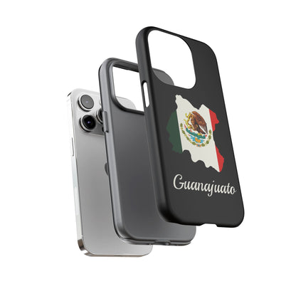 Guanajuato Mexico Flag Map Phone Case | Mexican American Pride Tough Case for iPhone & Samsung