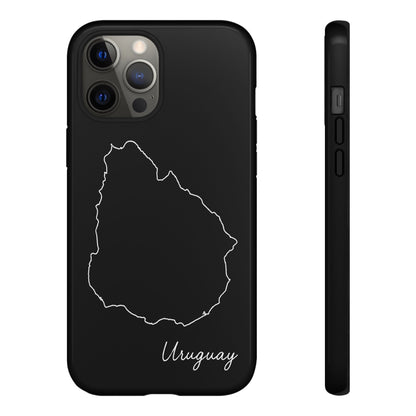 Uruguay Outline Phone Case – Minimal Country Map Tough Case (iPhone, Samsung, Pixel)