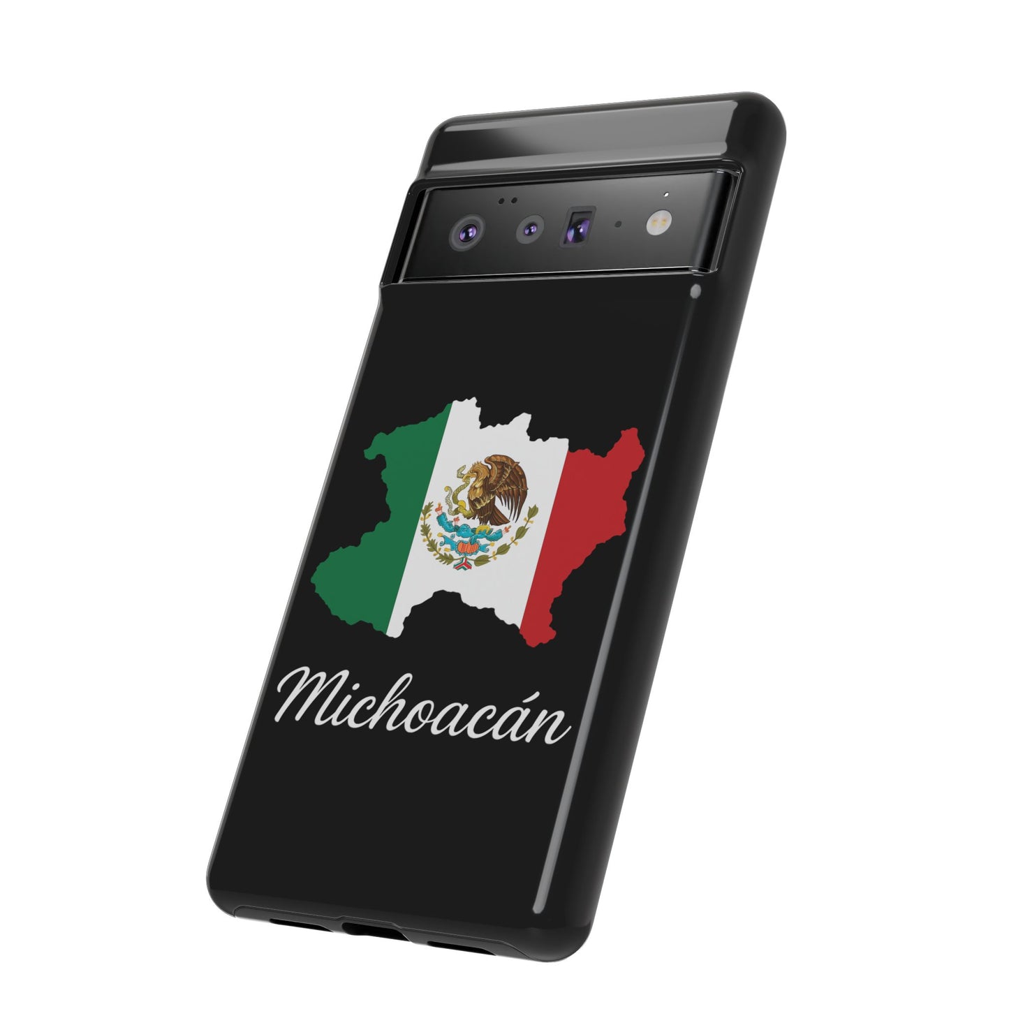 Michoacán Mexico Flag Map Phone Case | Mexican American Pride Tough Case for iPhone & Samsung