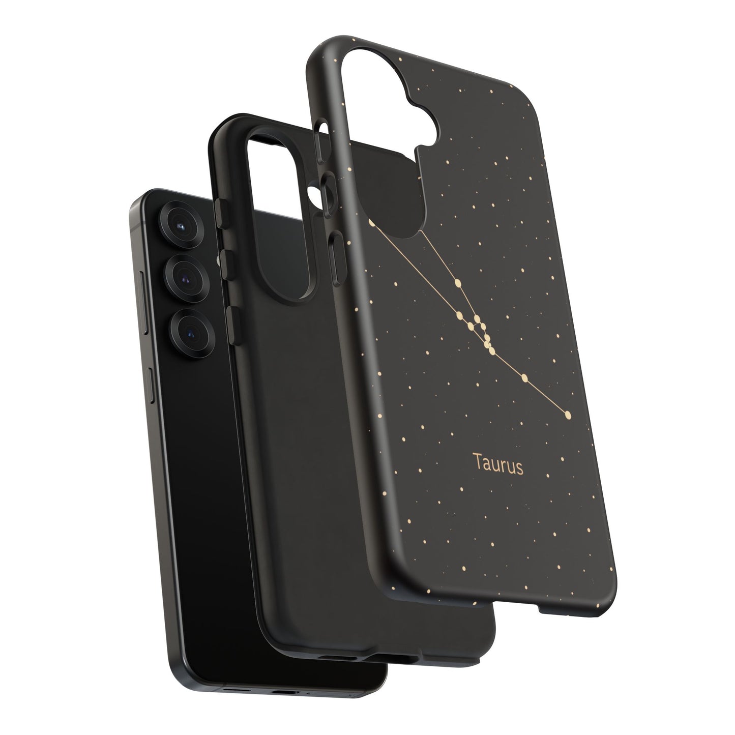 Taurus Zodiac Constellation Phone Case – Luxe Gold Celestial Cover