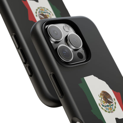 Chihuahua Mexico Flag Map Phone Case | Mexican American Pride Tough Case for iPhone & Samsung