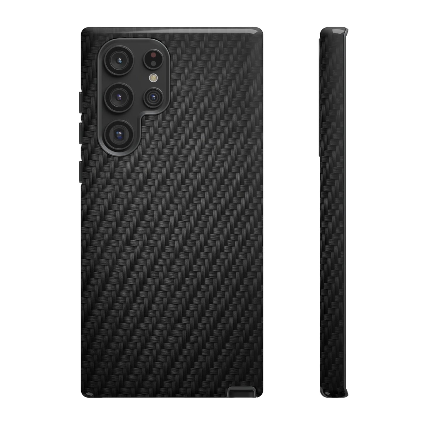 Carbon Fiber Inspired Phone Case – Rugged Slim Protective Tech Case for iPhone & Samsung