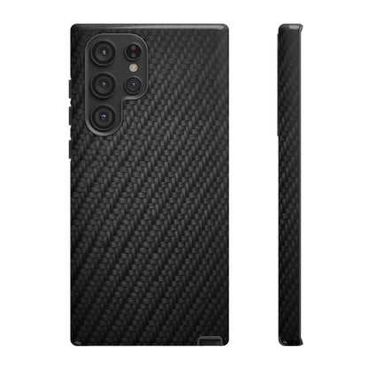 Carbon Fiber Inspired Phone Case – Rugged Slim Protective Tech Case for iPhone & Samsung