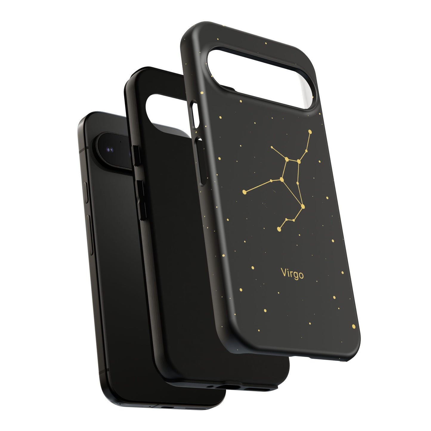 Virgo Zodiac Constellation Phone Case – Luxe Gold Celestial Cover