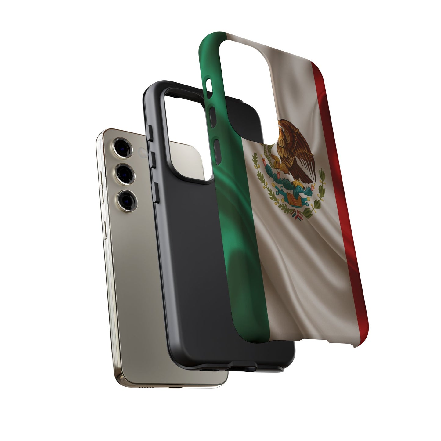 Mexico Flag Phone Case | Mexican Pride iPhone & Samsung Case | Tricolor Aesthetic Tough Protective Cover