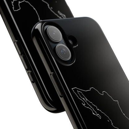 Mexico Outline Phone Case – Minimal Country Map Tough Case (iPhone, Samsung, Pixel)
