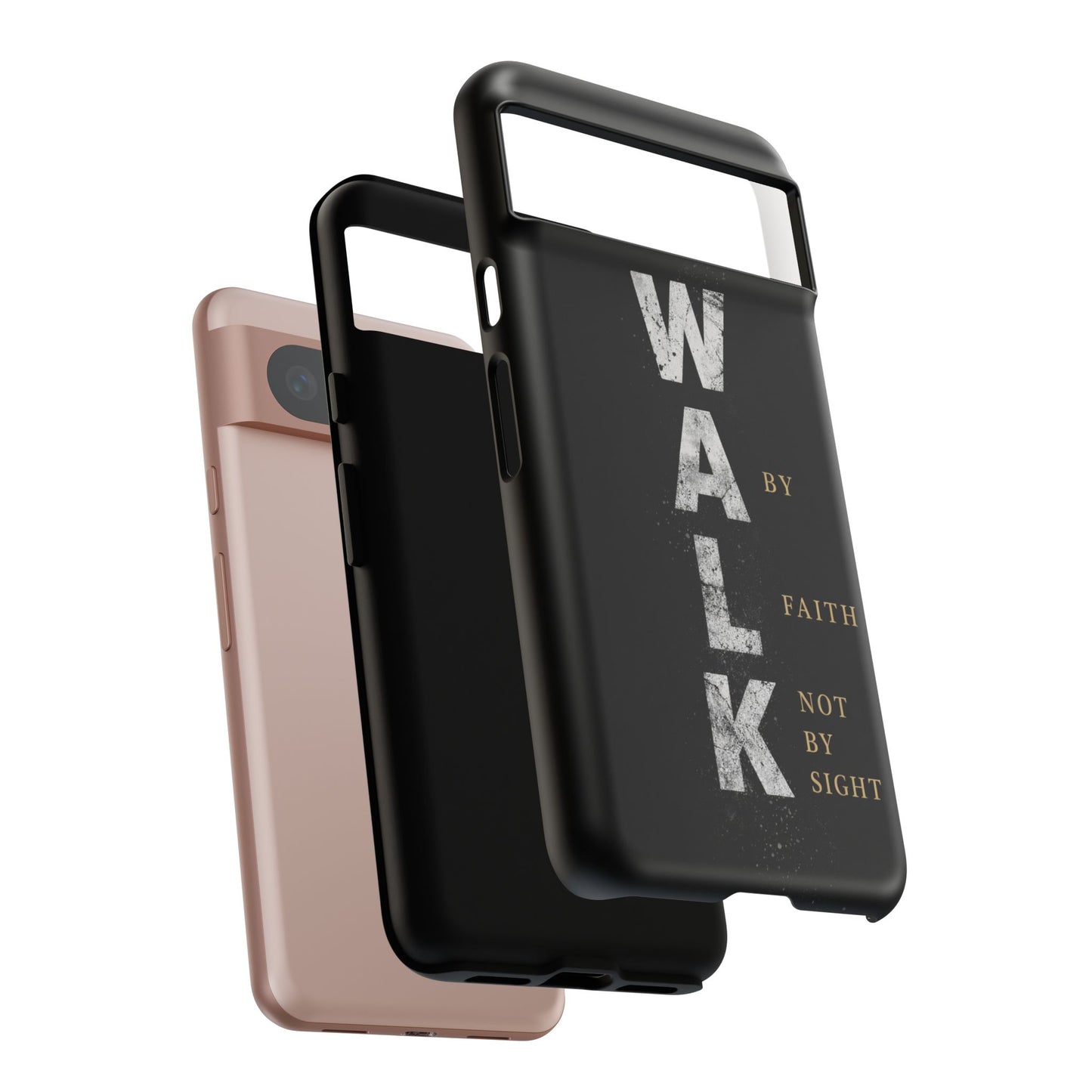 Walk by Faith Not by Sight Christian Phone Case Bible Verse Faith Cover