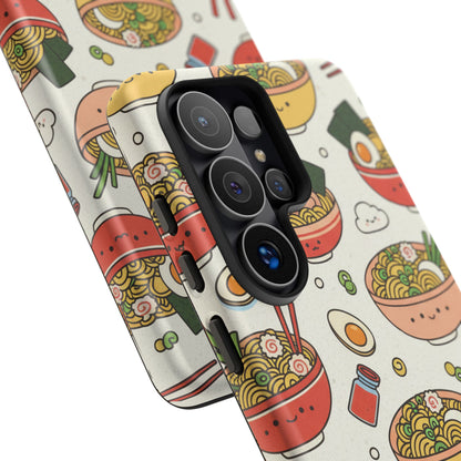 Kawaii Ramen Phone Case – Cute Japanese Food Pattern | Noodle Bowl Aesthetic Case