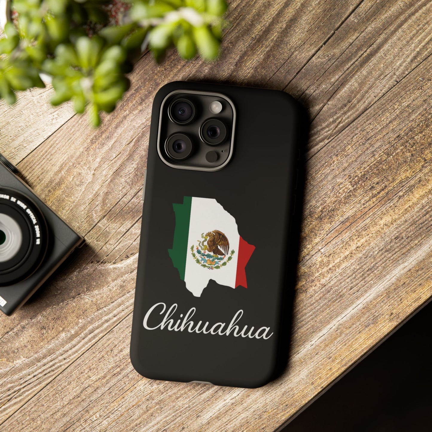 Chihuahua Mexico Flag Map Phone Case | Mexican American Pride Tough Case for iPhone & Samsung
