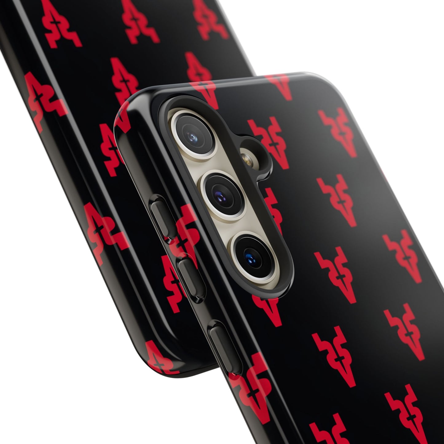 Mazatlán Bull Phone Case – Black Red Streetwear Tough Shockproof Cover